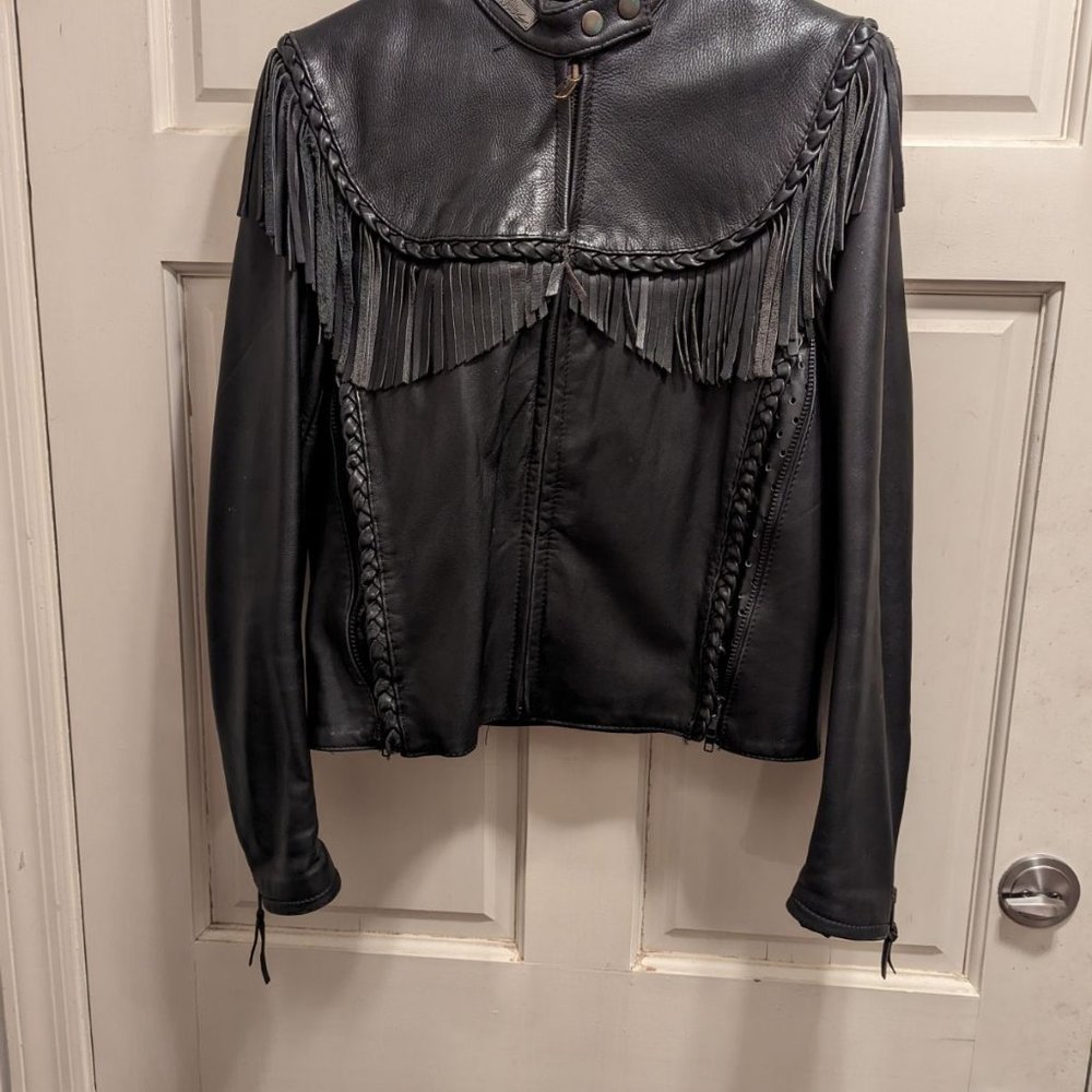 Leather jacket vintage Genuine Harley Davidson Size 38 BEAUTIFUL